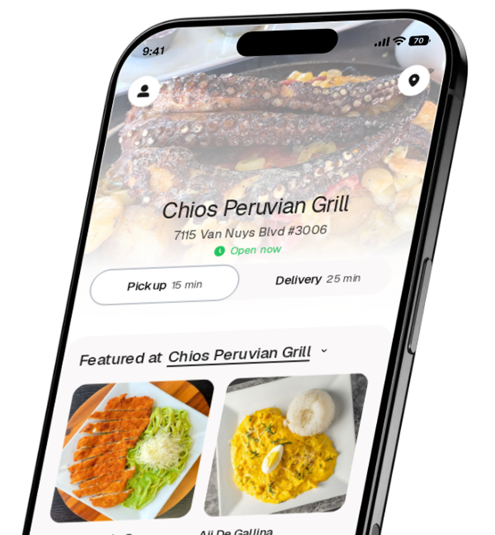 Chios Peruvian Grill app preview